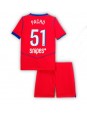Paris Saint-Germain Willian Pacho #51 Alternativní dres pro děti 2025-26 Krátký Rukáv (+ trenýrky)